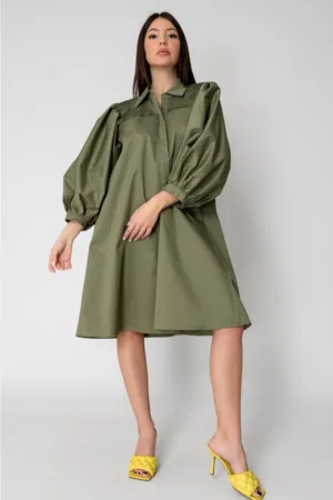 Rochie larga Kaki 15533