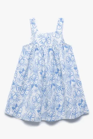 Rochie lejera cu bretele si model floral