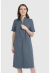 Rochie lejera cu buzunare aplicate