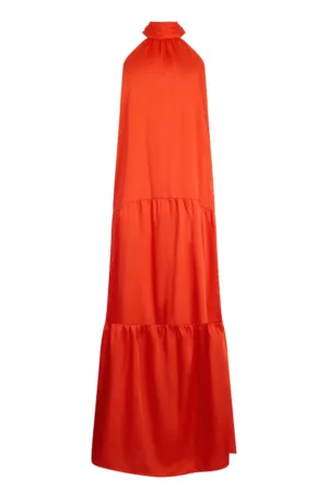 Rochie lejera cu decolteu halter
