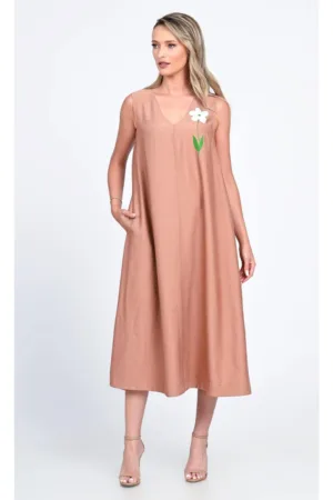 Rochie lejera cu decolteu in V V323P