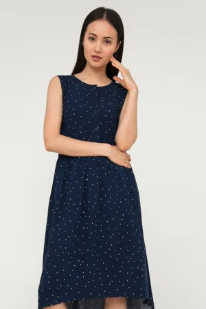 Rochie lejera cu fusta asimetrica