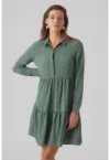 Rochie lejera cu guler ascutit Minge