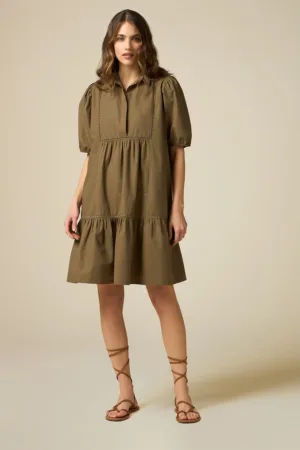 Rochie lejera cu maneci bufante