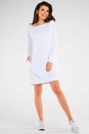 Rochie lejera cu maneci lungi -