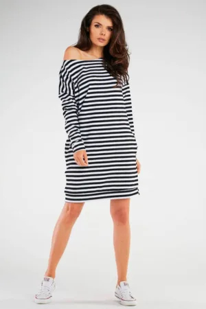 Rochie lejera - cu maneci lungi -