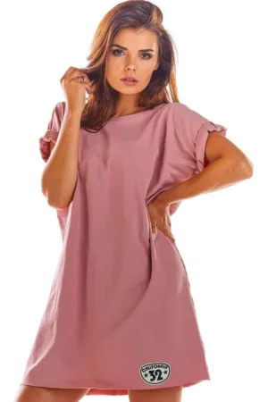Rochie lejera cu maneci scurte -