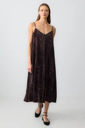 Rochie lejera cu model animal print