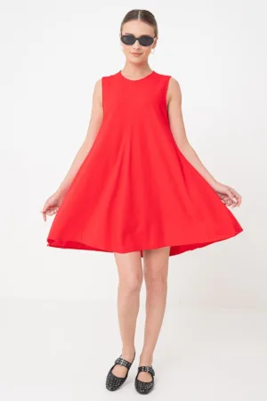 Rochie lejera scurta din amestec de in
