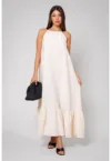 Rochie lunga Beige 13296