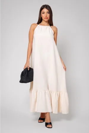 Rochie lunga Beige 13296