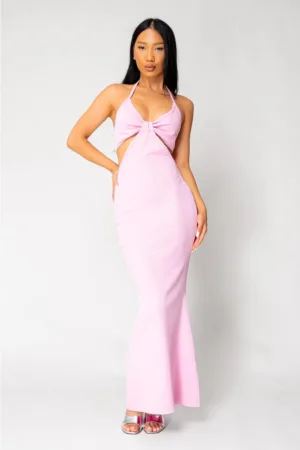 Rochie lunga Grace Pink 17848