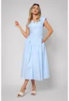Rochie lunga Sky Blue Albastru deschis