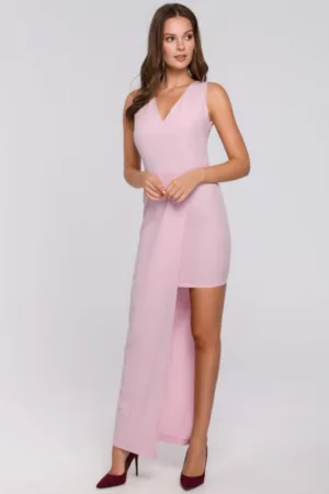Rochie lunga asimetrica -