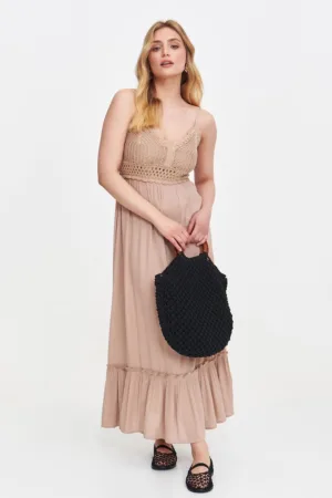 Rochie lunga cu bareta ajustabila