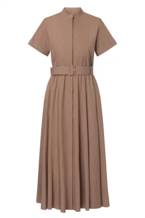 Rochie lunga cu curea in talie WD1