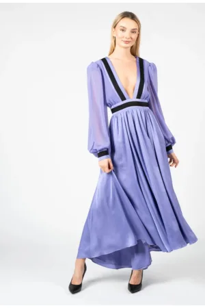 Rochie lunga cu decolteu adanc - 38