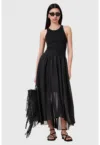 Rochie lunga cu decolteu rotund Zenia