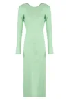 Rochie lunga cu decupaj la spate - 36