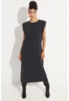 Rochie lunga din amestec de modal