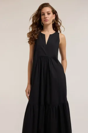 Rochie lunga din bumbac