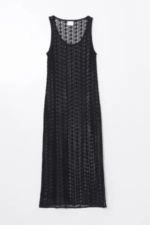 Rochie lunga din bumbac - pentru plaja