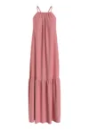 Rochie lunga fara maneci