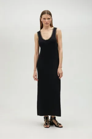 Rochie lunga fara maneci MS2516034