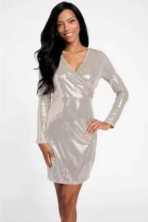 Rochie margot din paiete XL INTL Platin