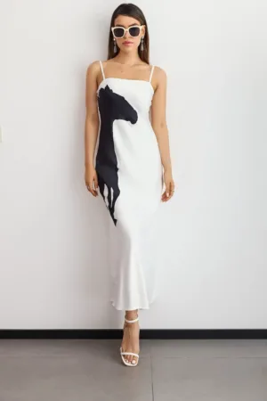 Rochie maxi -  Imprimeu grafic