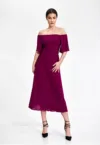 Rochie maxi  M867 - violet - poliester -