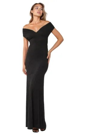Rochie maxi - Negru - Jerseu