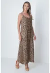 Rochie maxi cu animal print Taama