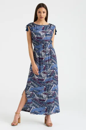 Rochie maxi cu canafi