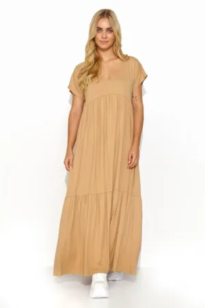 Rochie maxi cu decolteu in V -