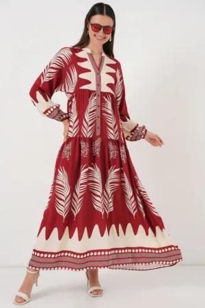 Rochie maxi  cu decolteu în V