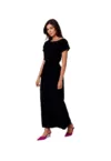 Rochie maxi cu elastic in talie -