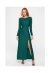 Rochie maxi cu maneca lunga -