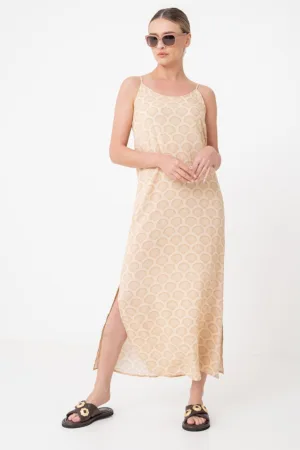 Rochie maxi cu model cu animal print