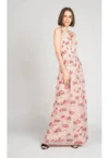 Rochie maxi cu model floral - 36