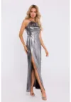 Rochie maxi cu slit inalt