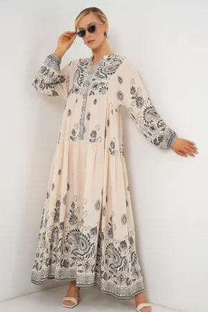 Rochie maxi - decolteu V