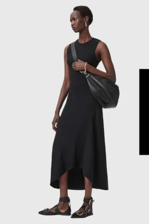 Rochie maxi din amestec de bumbac organic Gia
