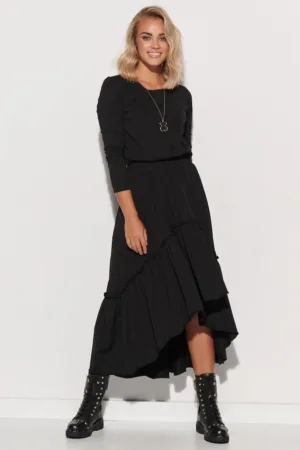 Rochie maxi din jerseu cu talie elastica