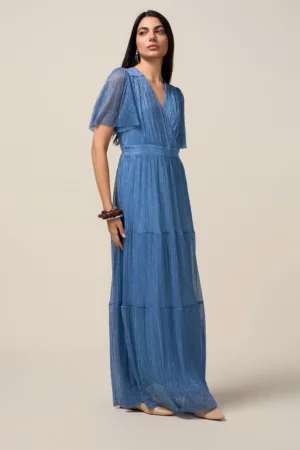 Rochie maxi din lurex