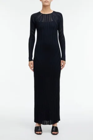 Rochie maxi din tricot
