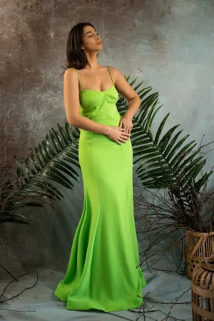 Rochie maxi direna cu decupaj pe spate Raisandra