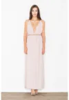 Rochie maxi  eleganta - decolteu adanc - viscoza