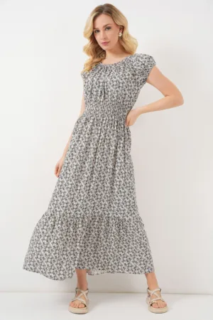 Rochie maxi HiCCUP floral - textil