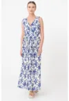 Rochie maxi plisata Elema